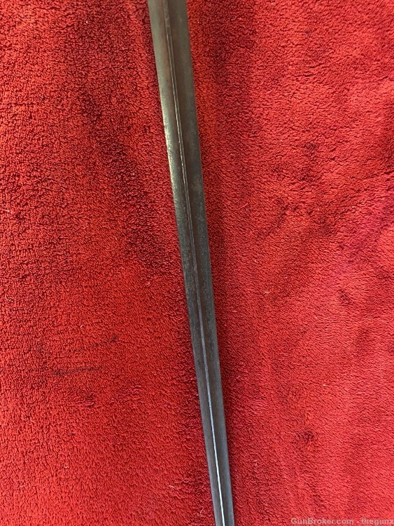 Original Vintage U.S. Springfield Civil War Bayonet -img-5