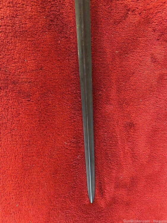 Original Vintage U.S. Springfield Civil War Bayonet -img-6