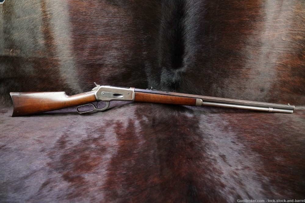 Winchester Model 1886 '86 26" .45-70 Gov't Lever Action Rifle, 1896 Antique-img-7