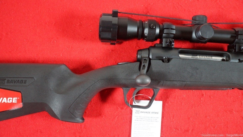 SAVAGE ARMS AXIS XP .350 LEGEND BOLT ACTION RIFLE MATTE BLACK WITH SCOPE SV-img-7
