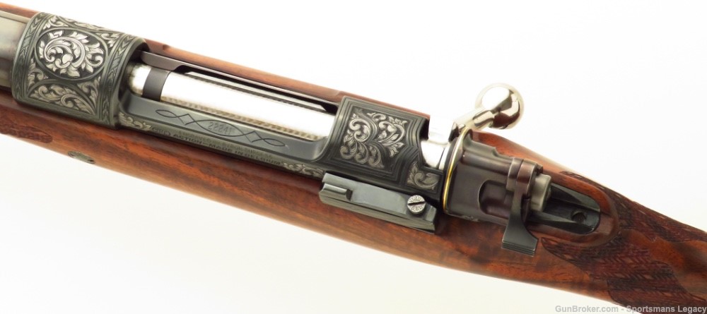 Custom FN Mauser 98 .30-06, Byron Burgess engraving, gold, 98%, layaway-img-6