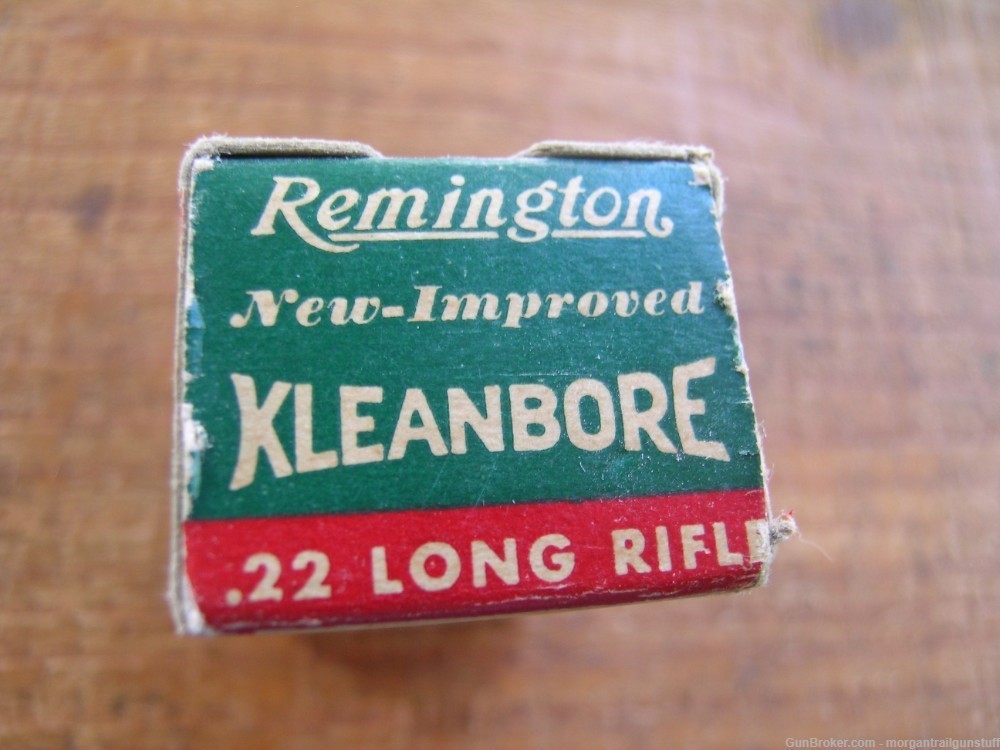 Vintage Remington Kleanbore 22 LR Smokeless Ammo Bx/50-img-4