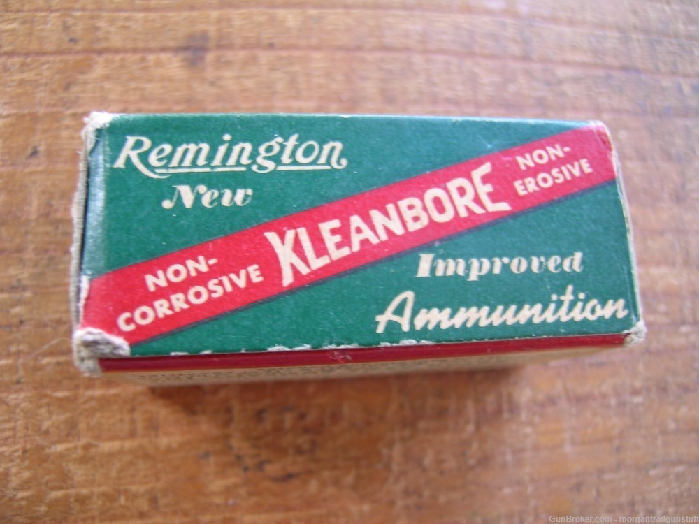 Vintage Remington Kleanbore 22 LR Smokeless Ammo Bx/50-img-3