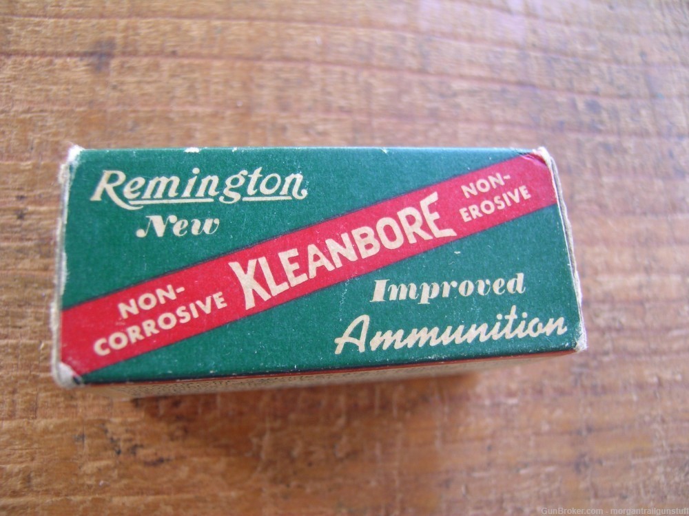 Vintage Remington Kleanbore 22 LR Smokeless Ammo Bx/50-img-2