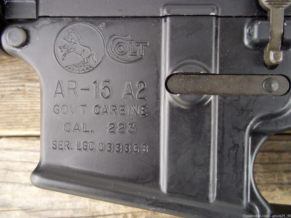 Colt AR6520 6520 AR15 AR 15 Government Carbine W/ LE Restricted Rollmark -img-3