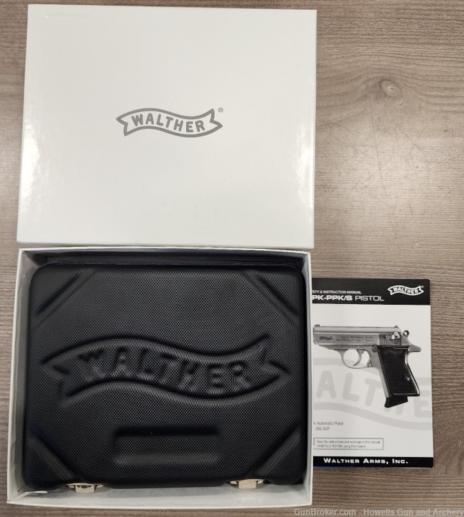 Walther Arms PPK/S .380 ACP Stainless Engraved W/Box-img-11