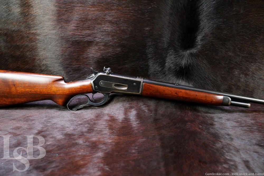 Winchester Model 71 Like 1886 24" .348 Win Lever Action Rifle, MFD 1953 C&R-img-0