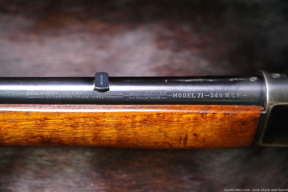 Winchester Model 71 Like 1886 24" .348 Win Lever Action Rifle, MFD 1953 C&R-img-21