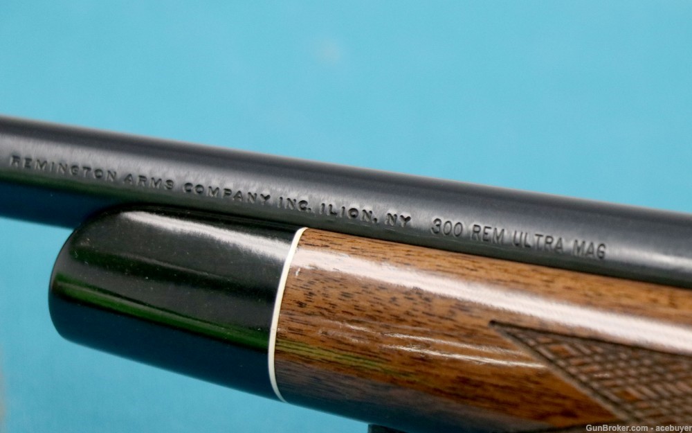 Remington 700 Deluxe, 300 Rem Ultra Mag, Leupold Scope, Engraved, Brake-img-5