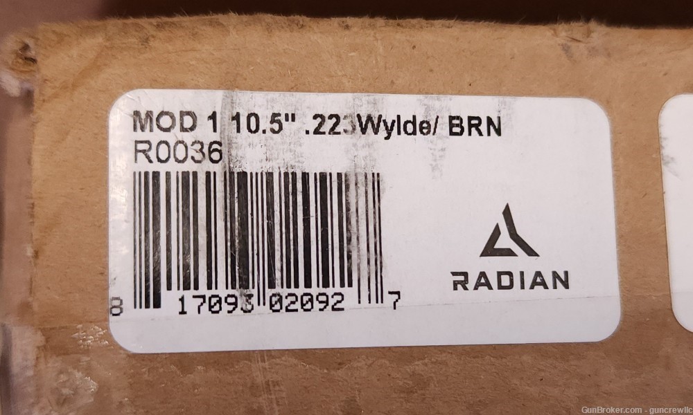 Radian Weapons Mod1 Mod Model 1 Brown 5.56 223 Wylde R0036 10.5" Layaway-img-15