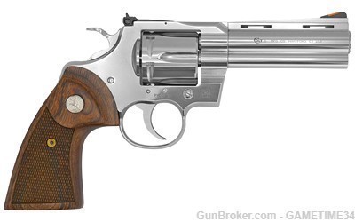 Colt Python 357 Magnum Stainless 4.25" CA OK VERSION SP4WTS-img-1