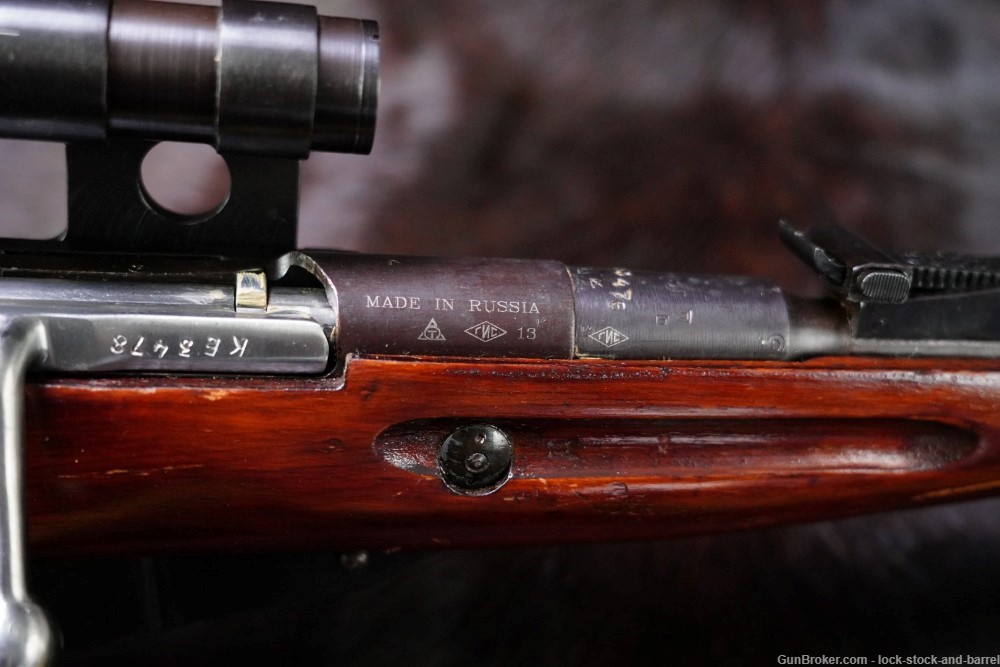 WWII Russian Mosin Nagant 91/30 PU Sniper 7.62x54R 29” Bolt Rifle C&R 1943-img-27