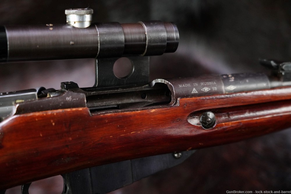 WWII Russian Mosin Nagant 91/30 PU Sniper 7.62x54R 29” Bolt Rifle C&R 1943-img-28