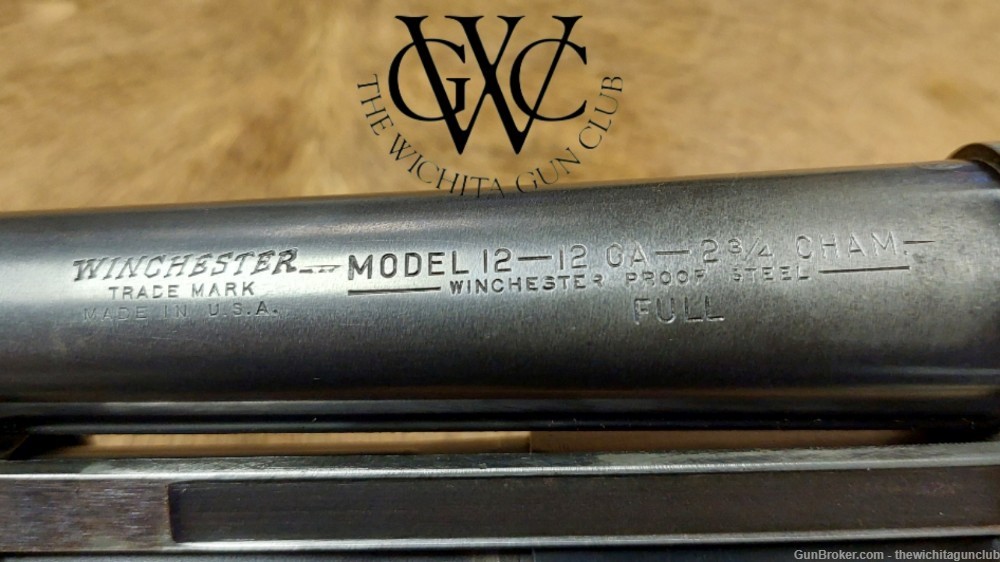 Pre Owned Winchester Model 12 12GA 2 3/4" 1953 Mfg -img-8