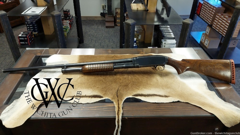 Pre Owned Winchester Model 12 12GA 2 3/4" 1953 Mfg -img-0