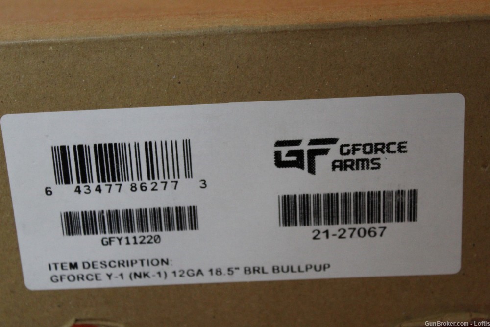 GForce Arms GFY-1 12ga Semi Auto NEW! Free Layaway!-img-1