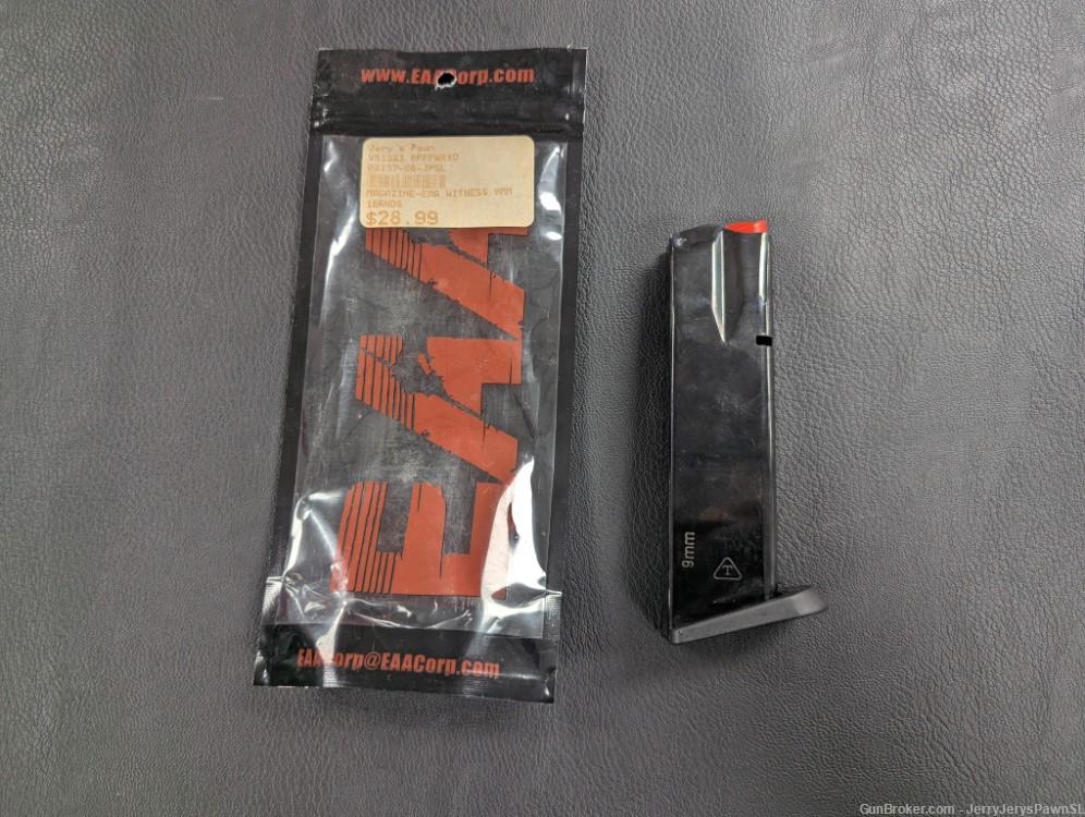 EAA Witness EA9M 101900 9mm 16 Round Magazine 2005 models and earlier-img-0