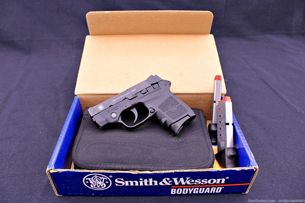 SMITH & WESSON BODYGUARD 380 AUTO 2.75" BBL RED LASER BOX/CASE 2 MAGS-img-18