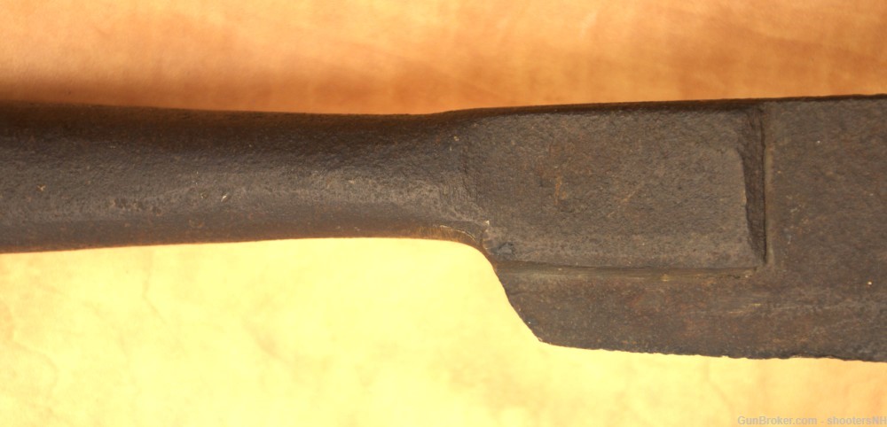 Unmarked Antique All-Iron Fascine Knife-img-3