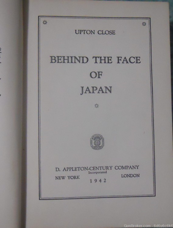 BEHIND THE FACE OF JAPAN - 1942 published by "northern pump"-img-2