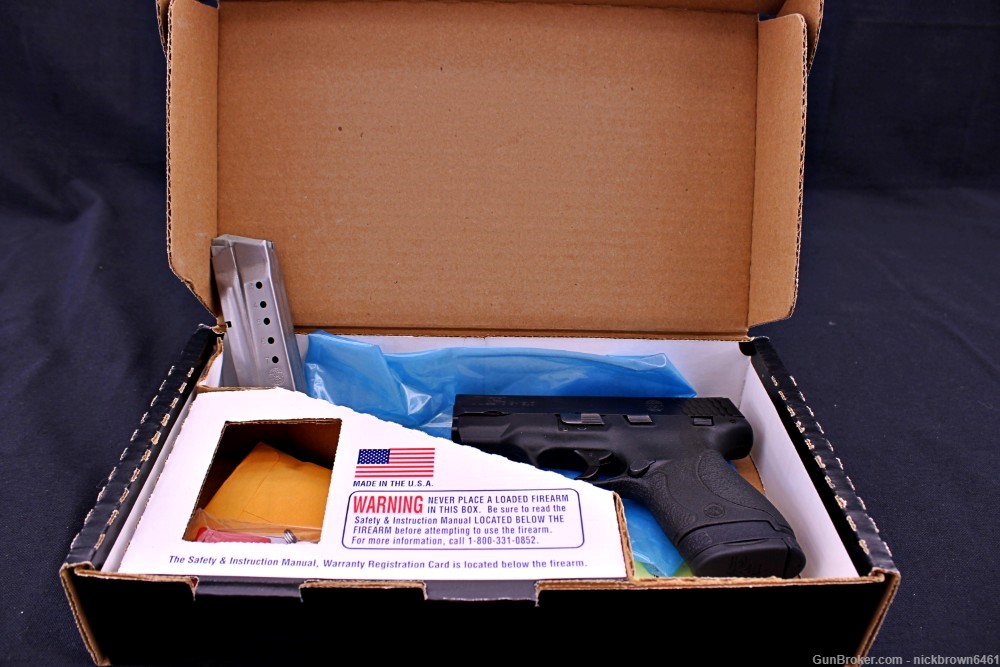 SMITH & WESSON M&P SHIELD 9MM 3.125" FACTORY BOX 2 MAGS S&W MP SAFETY-img-17