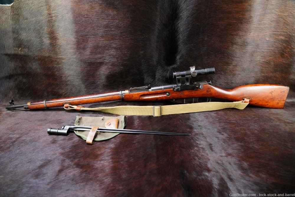 WWII Russian Tula Mosin Nagant 91/30 7.62x54R 29” Rifle & Scope 1939 C&R-img-8
