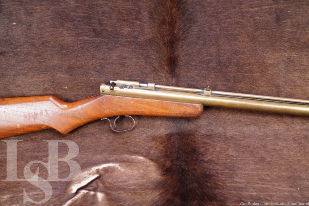 Benjamin Franklin Model 300 4.5mm .177 Cal Pellet Pump Action Air Rifle -img-0