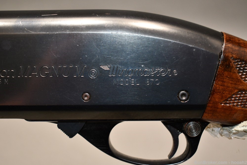 Remington Model 870 Wingmaster Magnum Pump Shotgun 3" 12 G 30" VR-img-15