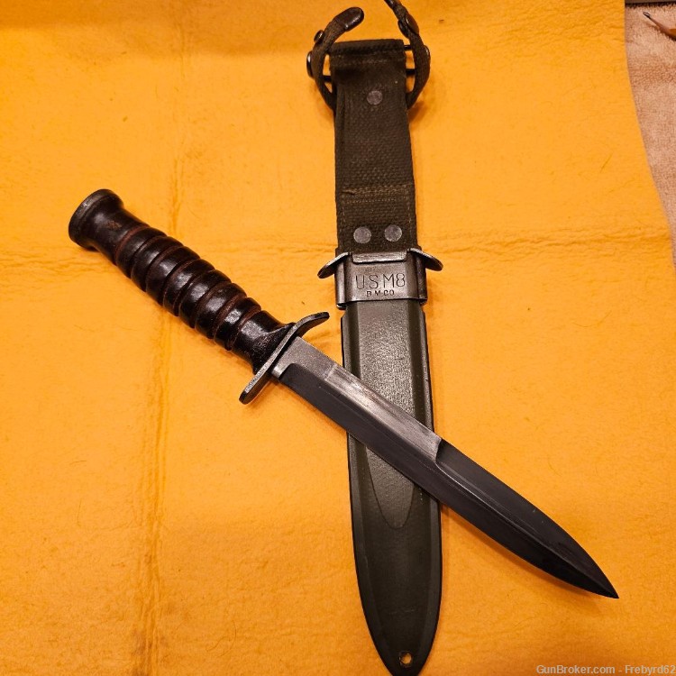 Rare M3 trench knife made by Boker. Guard marked!-img-0