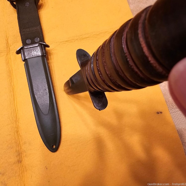 Rare M3 trench knife made by Boker. Guard marked!-img-6