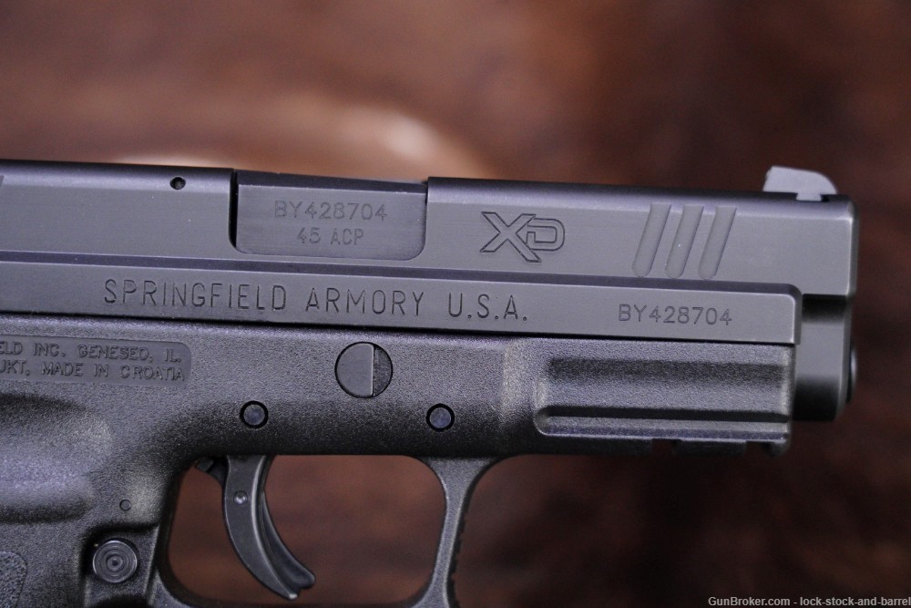 Springfield Armory Model XD-45 .45 ACP 4" Striker Fired Semi Auto Pistol-img-9