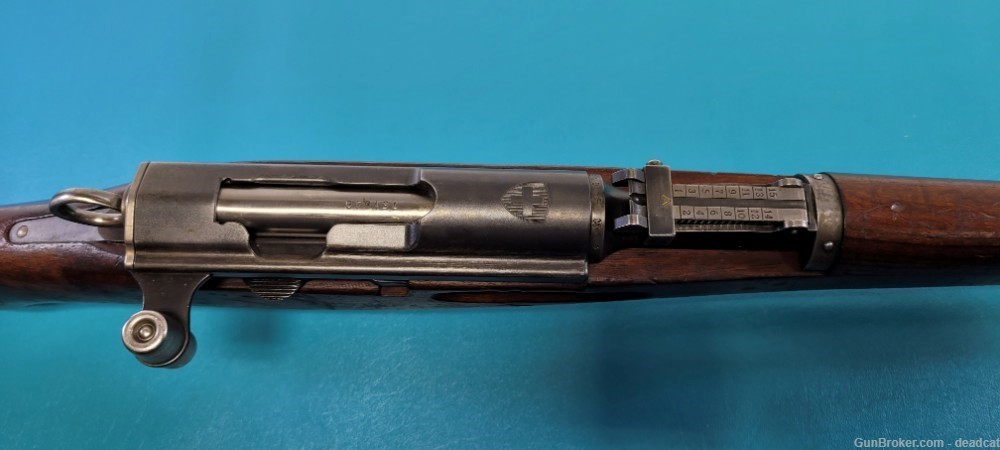 Swiss K31 Straight Pull Rifle 7.5mm Matching S/N#-img-13