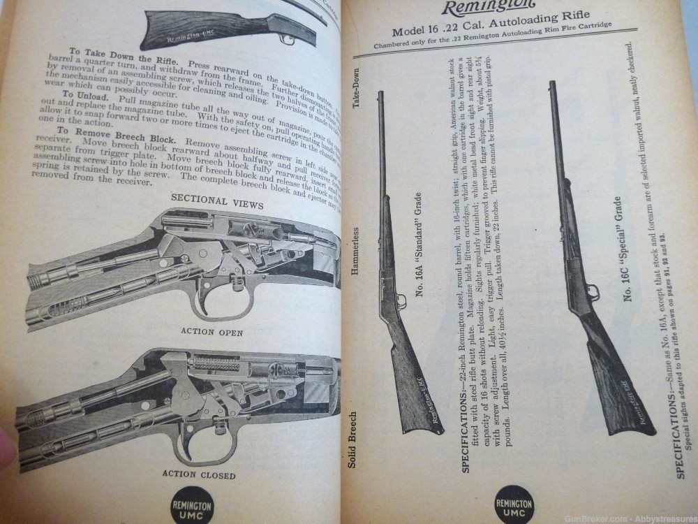 7 Remington UMC catalogs antique 1910 1920 guns ammunition knives          -img-2