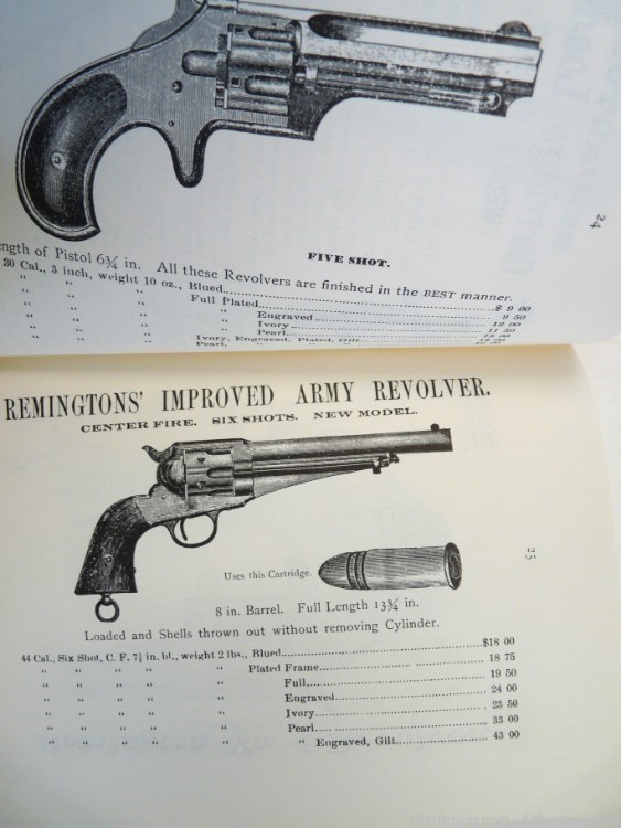 1877 Remington catalog reprint rifles shot guns pistols -img-2