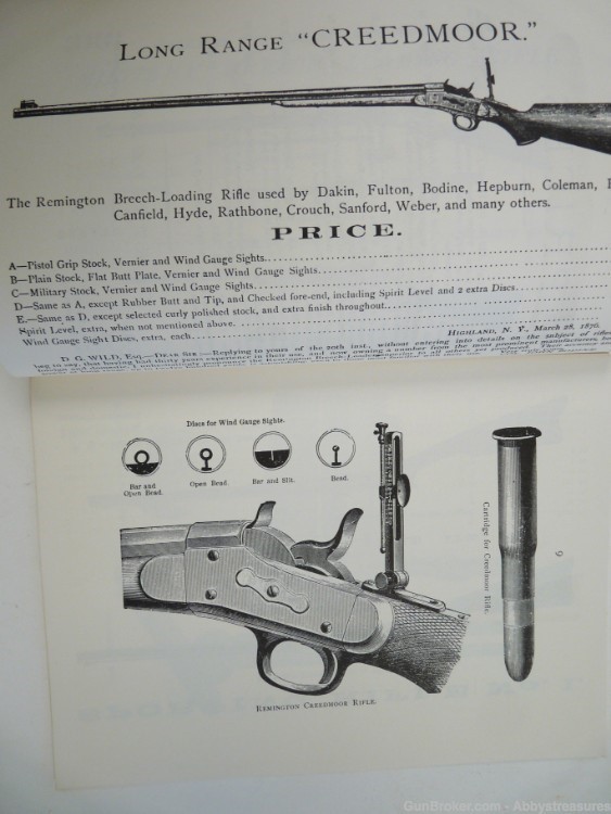 1877 Remington catalog reprint rifles shot guns pistols -img-1