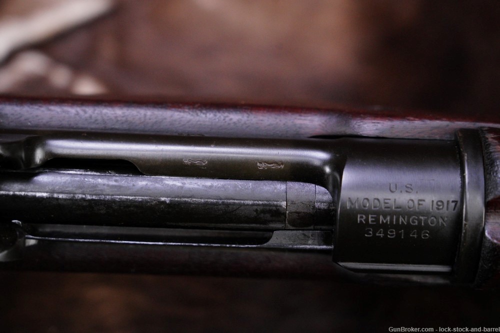 WWI Remington 1917 American Enfield .30-06 Bolt Action Rifle Bayonet C&R-img-24
