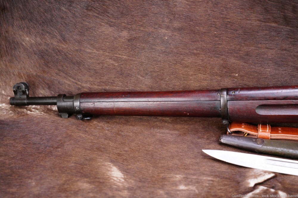 WWI Remington 1917 American Enfield .30-06 Bolt Action Rifle Bayonet C&R-img-11