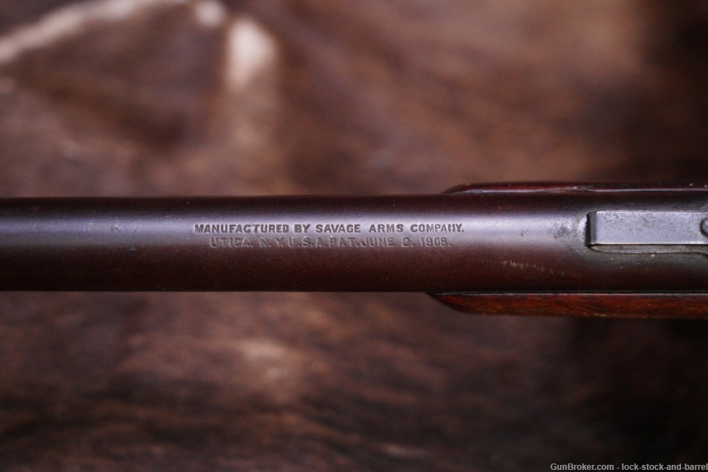 Savage Model 1911 .22 Short 20” Bolt Action Rifle, MFD 1911-1912 C&R-img-17