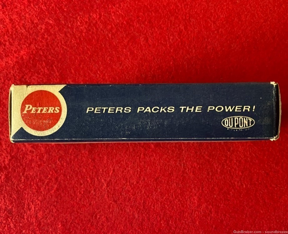 VINTAGE FULL BOX 1960S PETERS 7MM REM. MAGNUM AMMO 150GR SOFT POINT -img-7