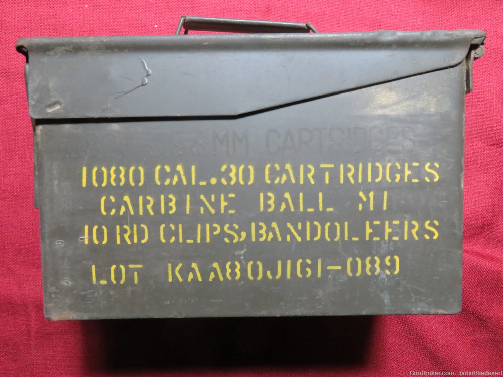 Korean .30 Carbine Can 1080 rds Stripper Clips/Bandoleers SUPER!-img-0