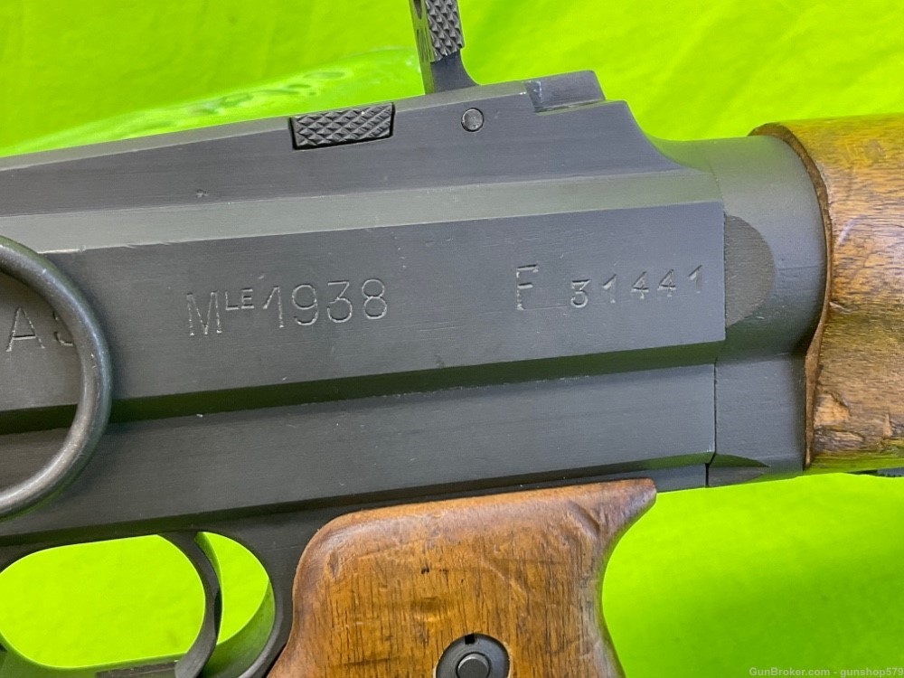RARE FRENCH MAS 1938 380ACP 7.65 LONG MACHINE GUN COLLECTOR NFA SMG EFILE-img-33