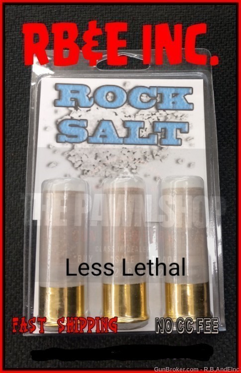 Rock Salt Exotic 12 Ga Round 2 3/4in by Paraklese Technologies LLc. 3 pack.-img-0