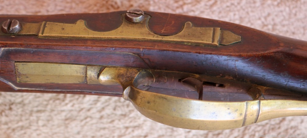 Rare Pennsylvania Built Kentucky long rifle full stock take down model -img-42