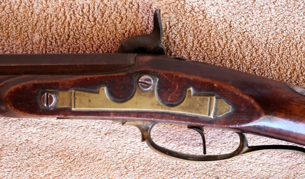 Rare Pennsylvania Built Kentucky long rifle full stock take down model -img-25