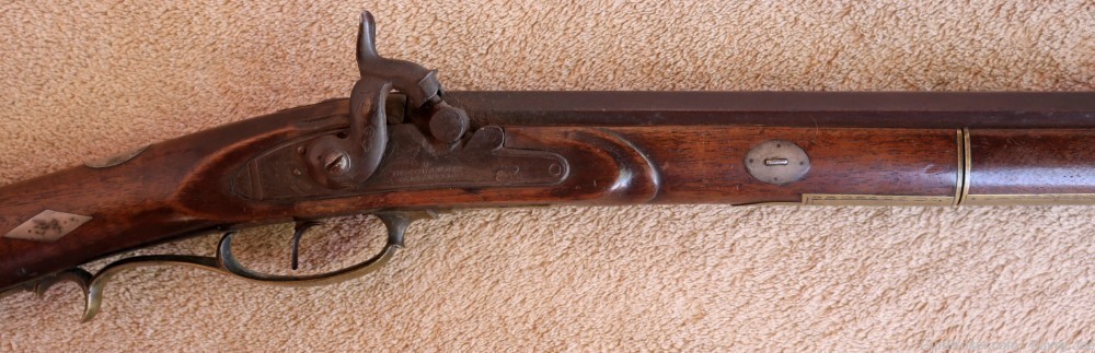 Rare Pennsylvania Built Kentucky long rifle full stock take down model -img-11