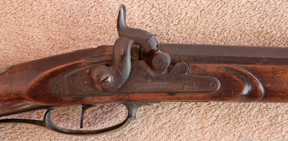 Rare Pennsylvania Built Kentucky long rifle full stock take down model -img-6