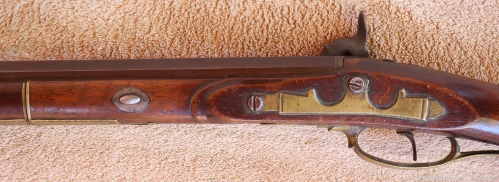 Rare Pennsylvania Built Kentucky long rifle full stock take down model -img-30