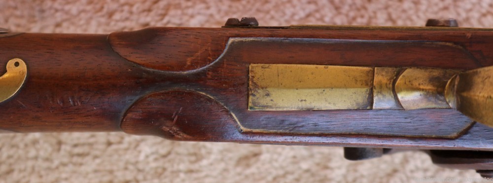 Rare Pennsylvania Built Kentucky long rifle full stock take down model -img-43