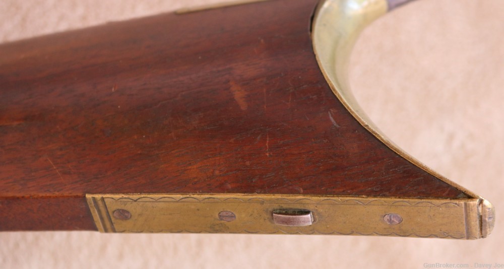 Rare Pennsylvania Built Kentucky long rifle full stock take down model -img-34