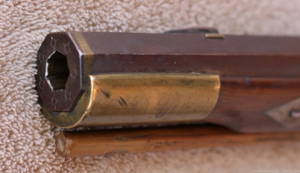 Rare Pennsylvania Built Kentucky long rifle full stock take down model -img-48